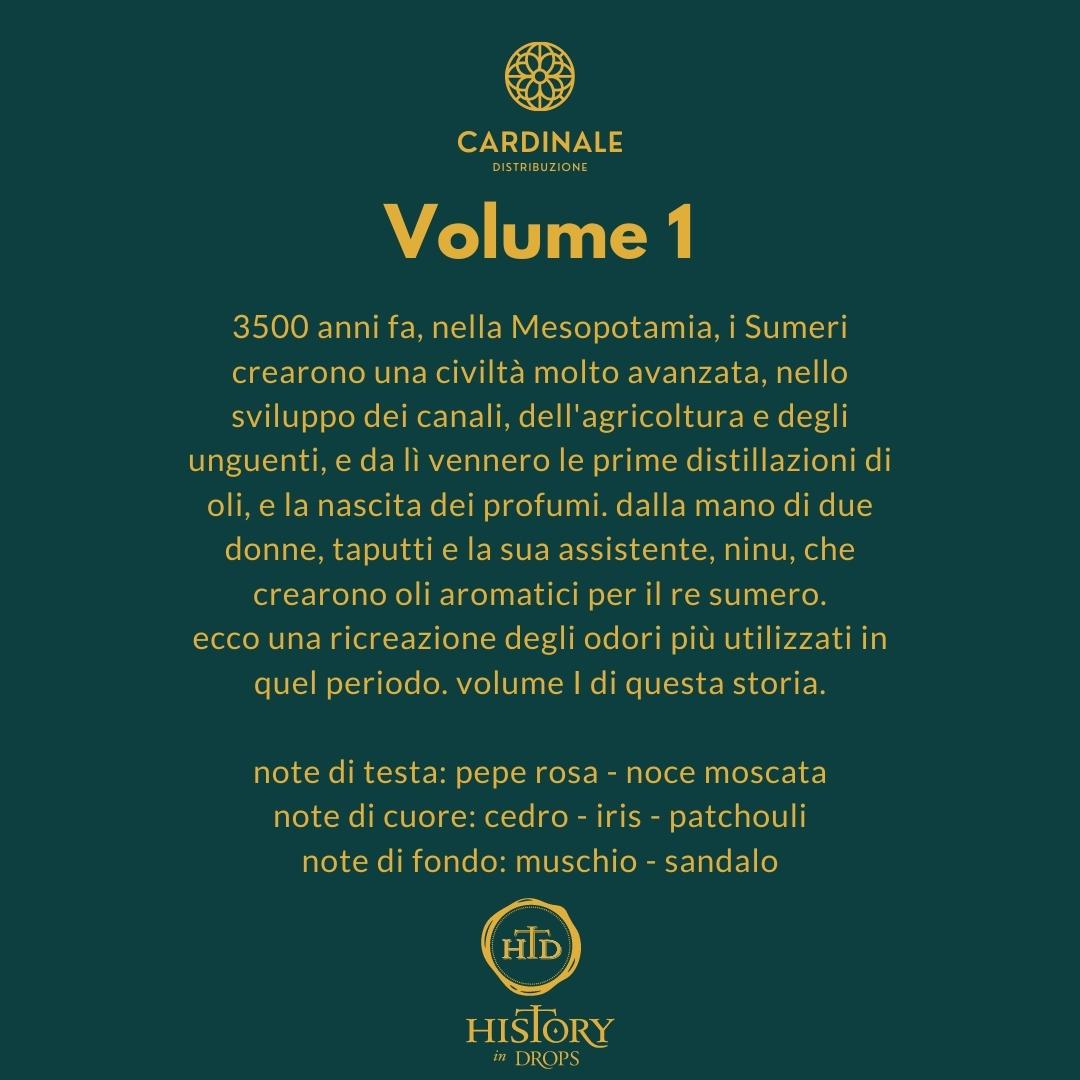 Volume I - History in Drops - 50 ML